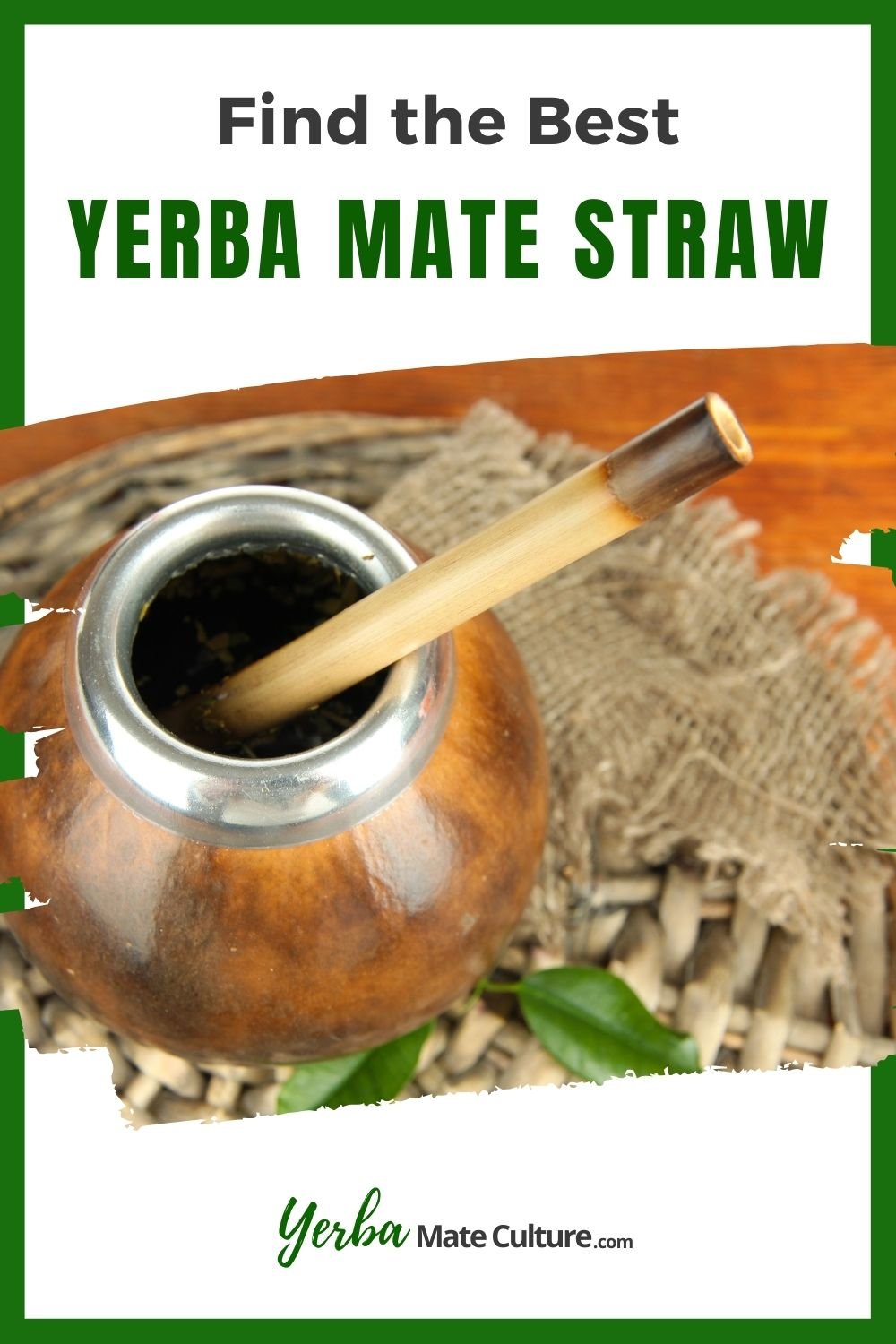 Yerba Mate Bombilla pin