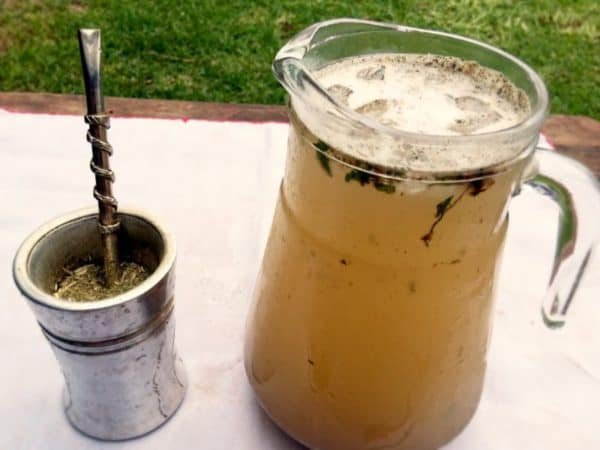 terere pitcher, gourd and bombilla