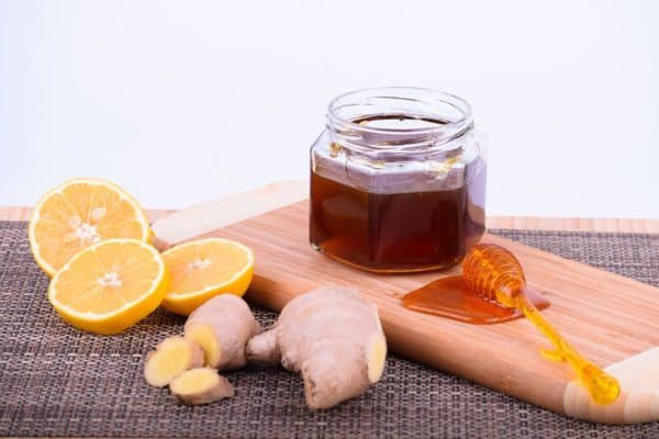 Honey, ginger and lemon tea is very effective in helping with cough and colds