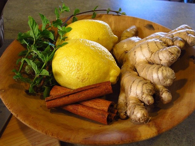 Fresh Ginger Tea Recipe: Lemon, Ginger, Cinnamon, Mint