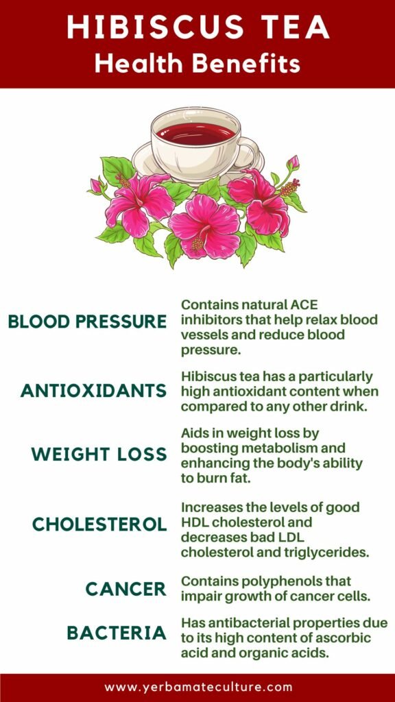 Hibiscus Tea Health Benefits - Blood Pressure, Weight Loss and More!