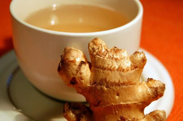 Ginger tea is one of the best herbal teas for acid reflux