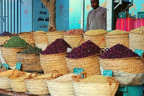 dried hibiscus sold in Egypt