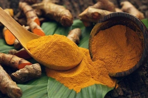 fresh turmeric and powder