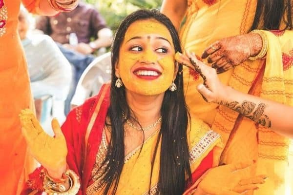 haldi bridal ceremony