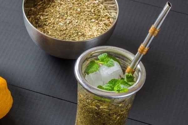 terere iced yerba mate tea