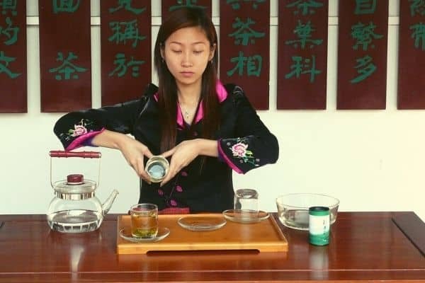 chinese tea ceremony green tea