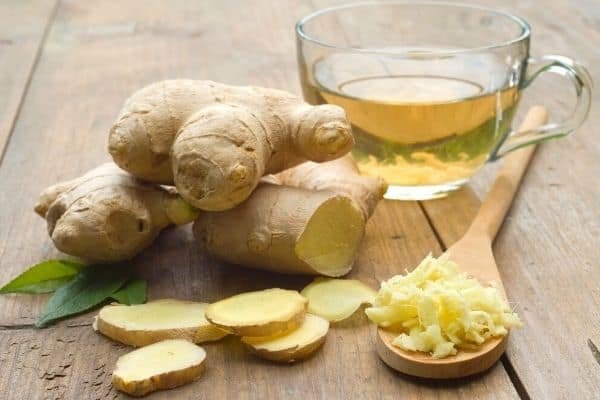 fresh ginger tea