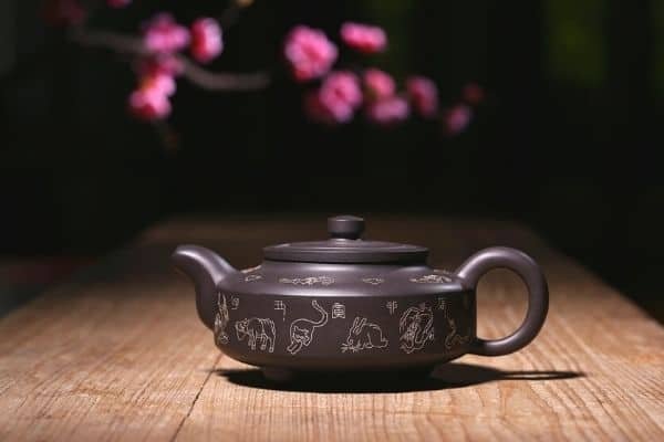 low profile Yixing teapot