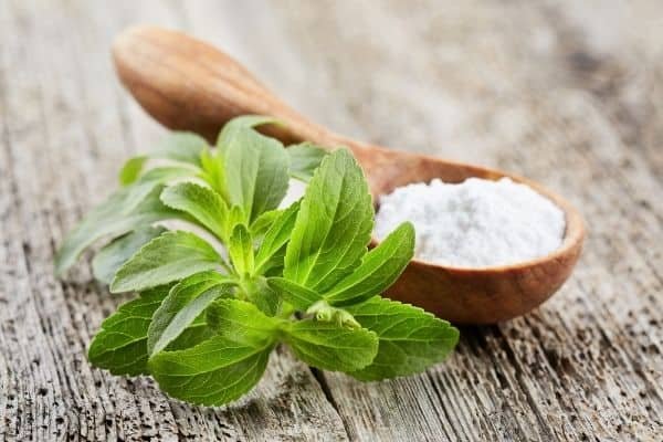 stevia leaves and powder