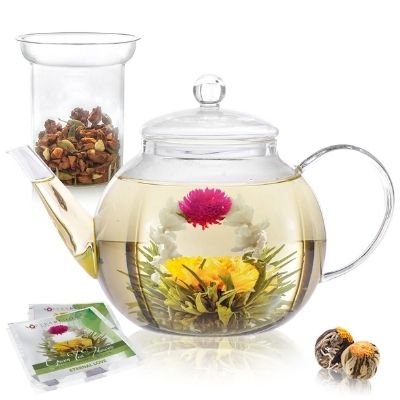 Teabloom Glass Infuser Teapot