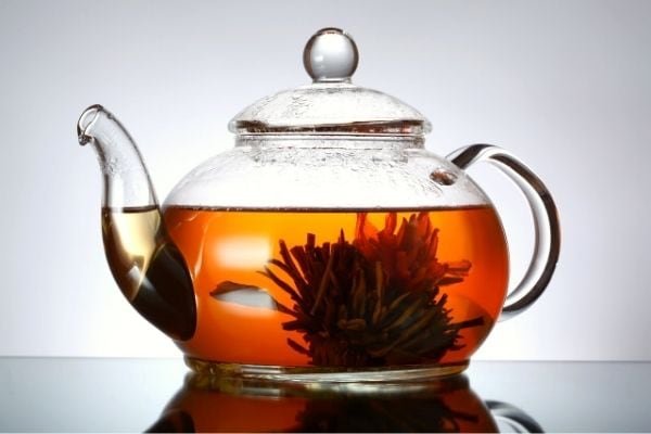 glass teapot