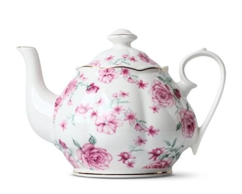 brew to a tea 38 oz Floral Teapot