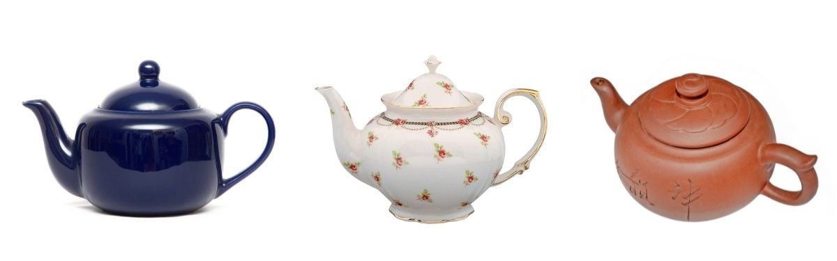 41004H Ceramic MODERN-STYLE TEAPOT