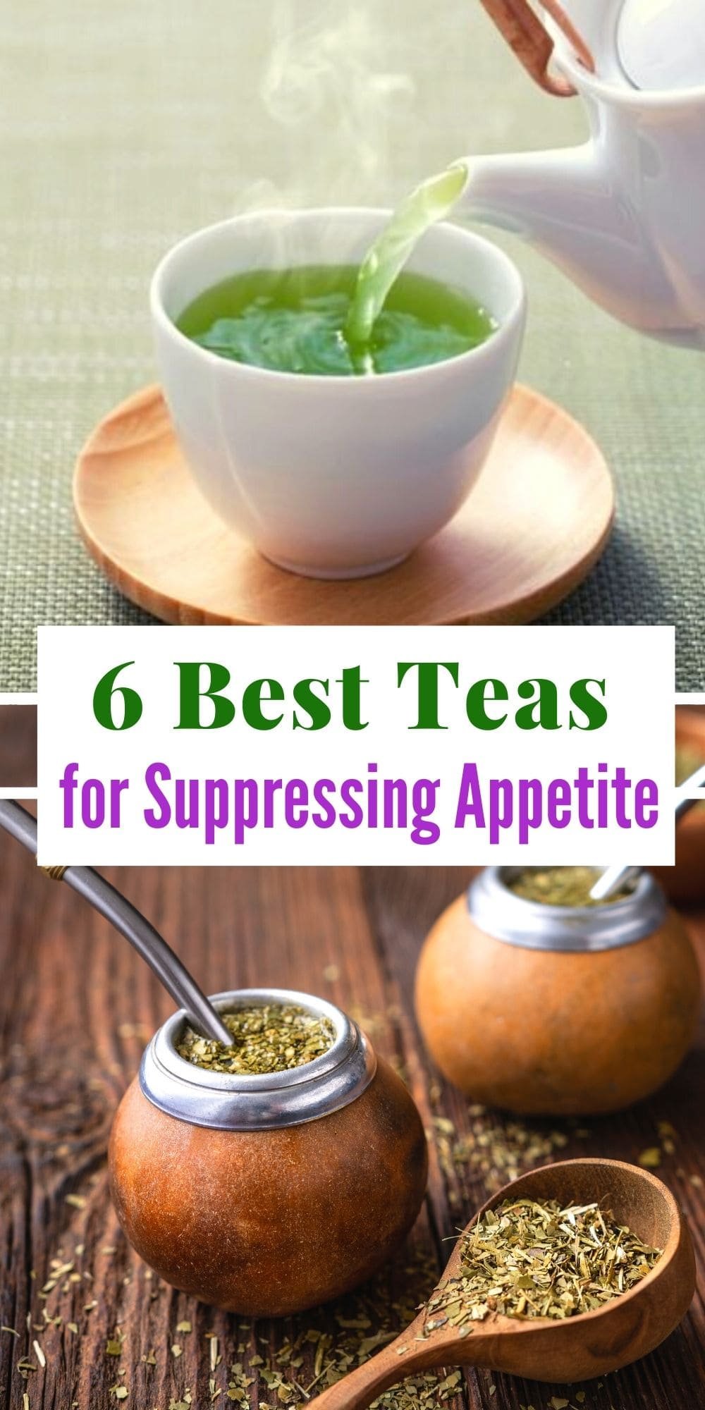 Appetite suppressant teas