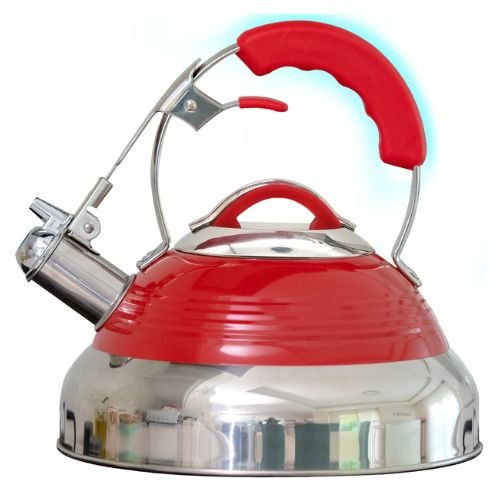 Pykal Retro 2.8-Quart Stovetop Whistling Tea Kettle