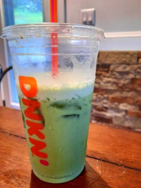 Dunkin Donuts Iced Matcha Latte