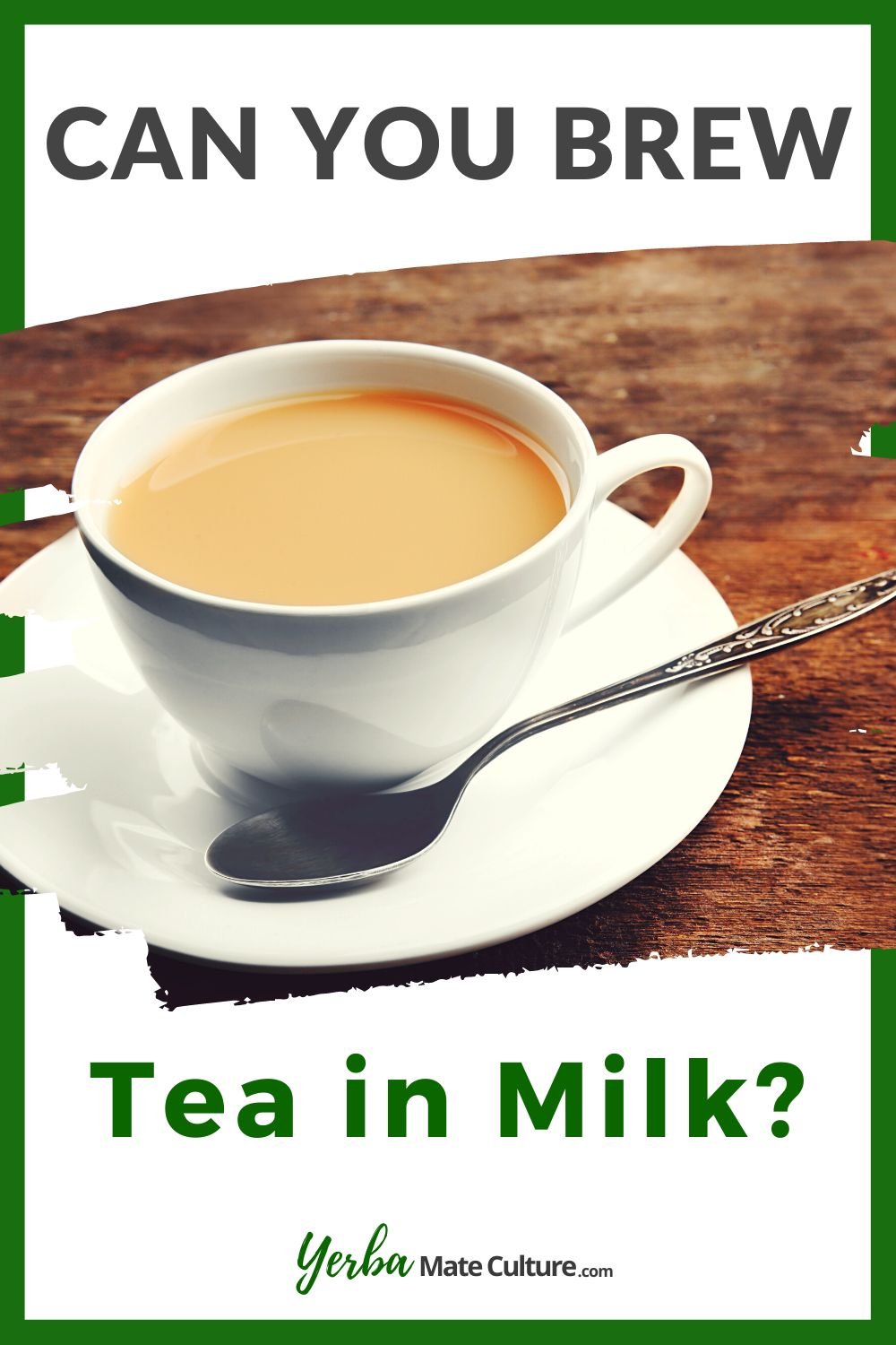 steep tea in milk
