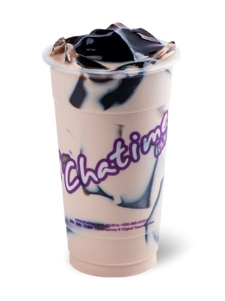 Chatime Grass Jelly Roasted Milk Tea