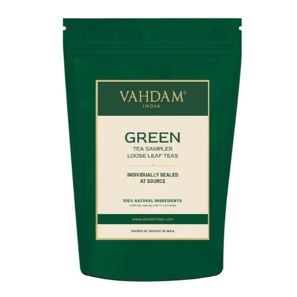 Vahdam Green Tea Loose Leaf Sampler