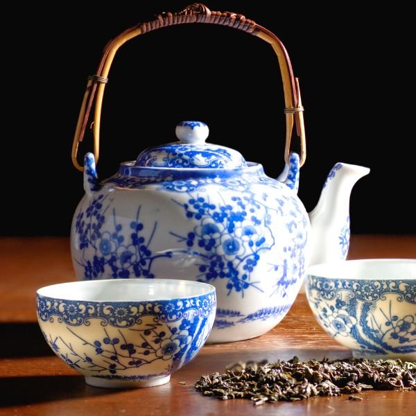 porcelain teapot