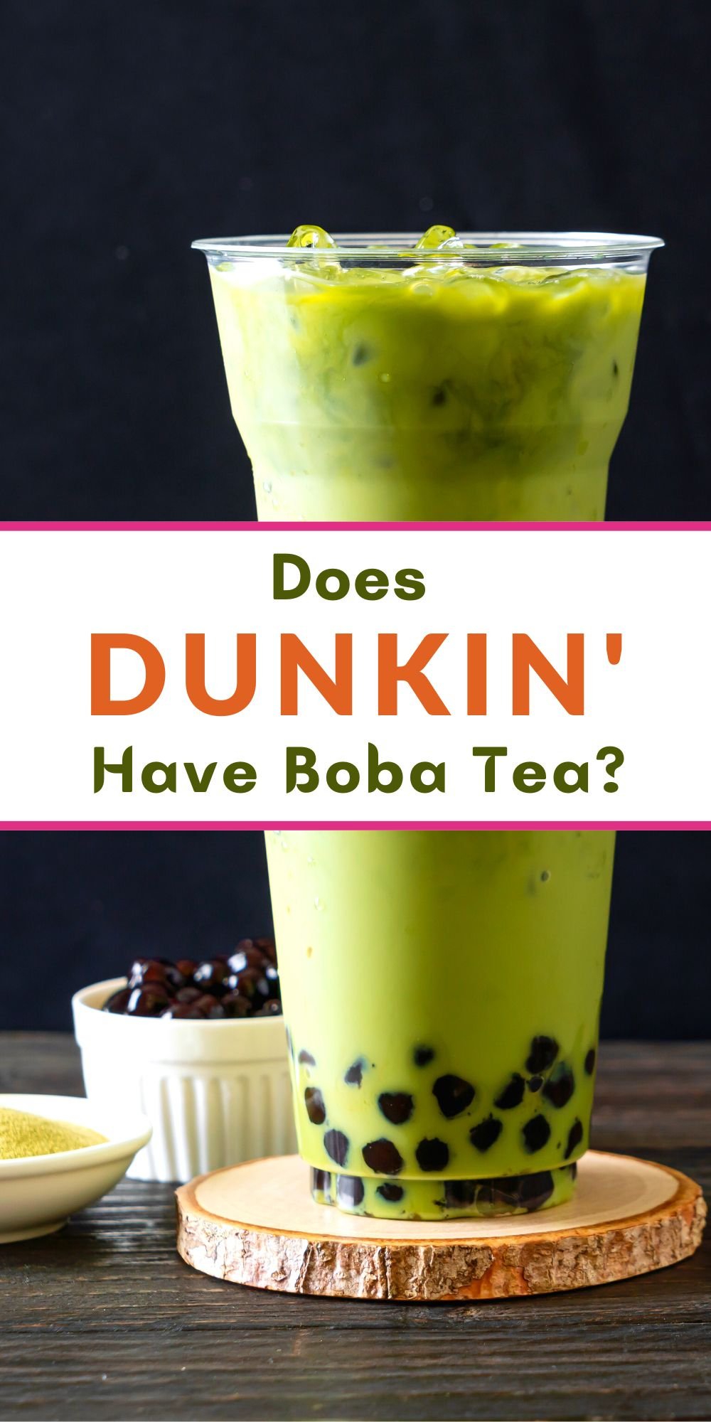 Does Dunkin' Have Boba Tea