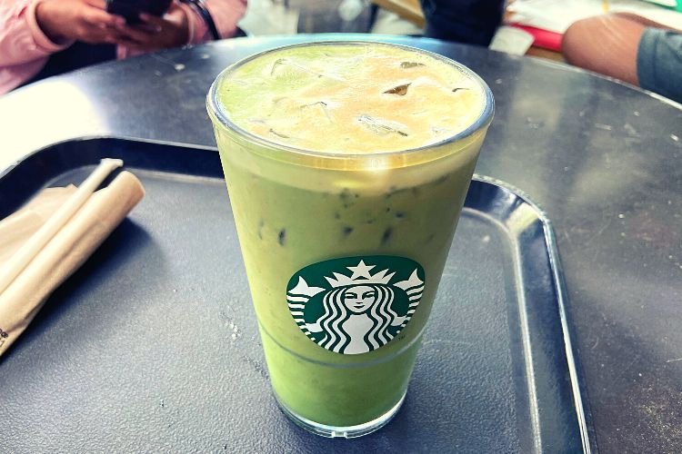 Starbucks Iced Matcha and Espresso Fusion