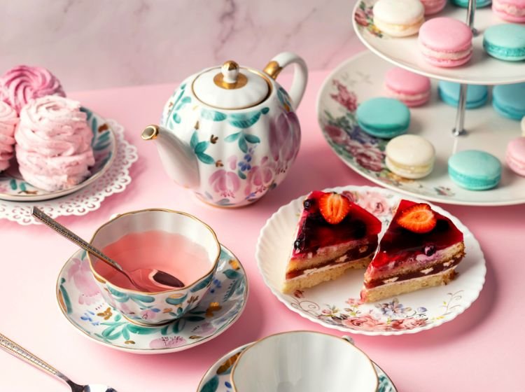 tea party dessert table