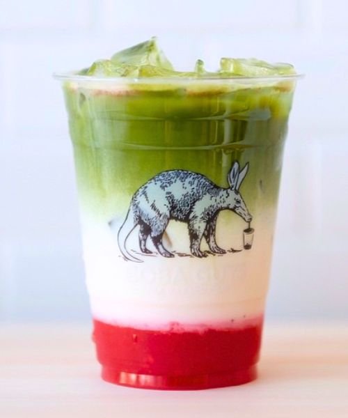 Boba Guys Strawberry Matcha Latte