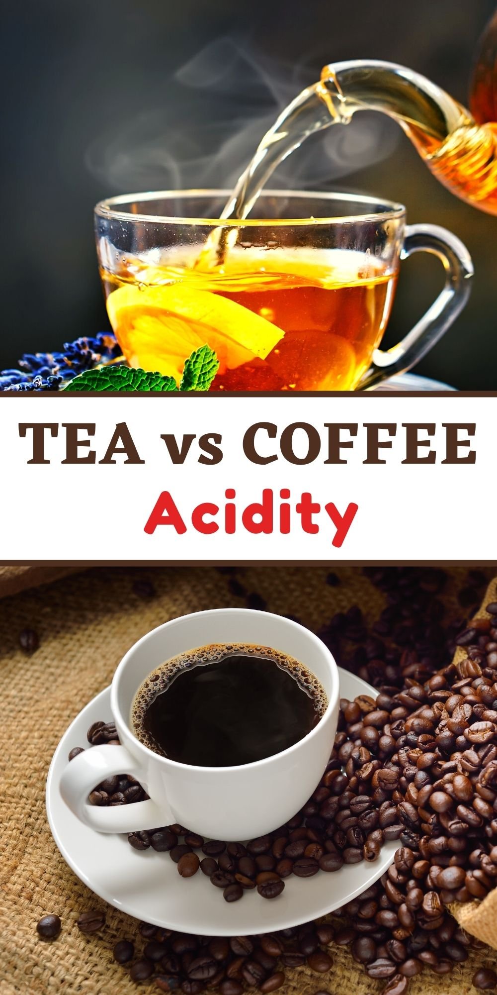 Tea vs Coffee Acidity