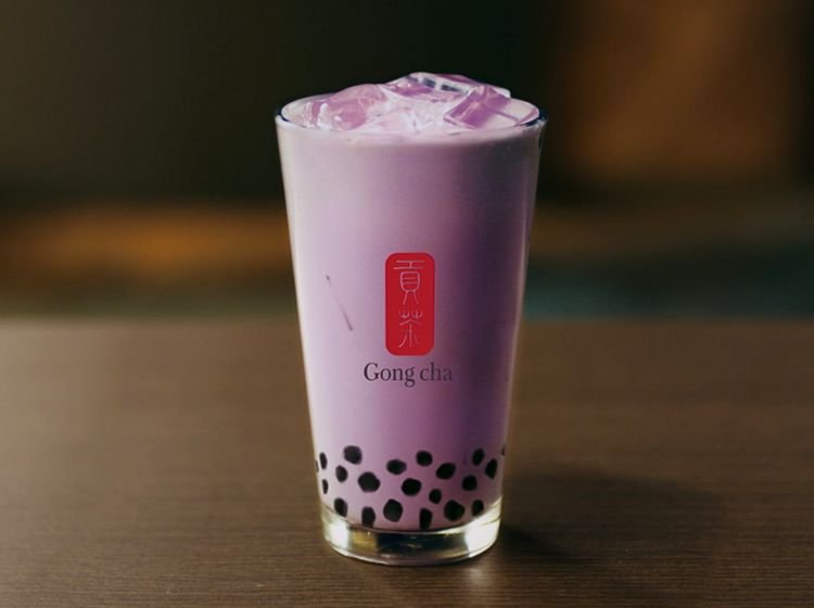 Gong Cha Purple Boba Tea