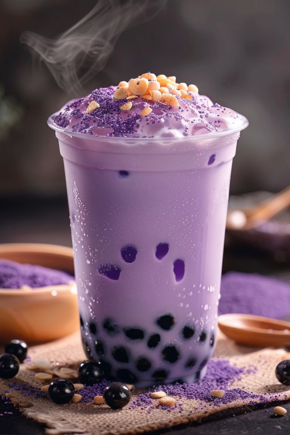 purple milk tea