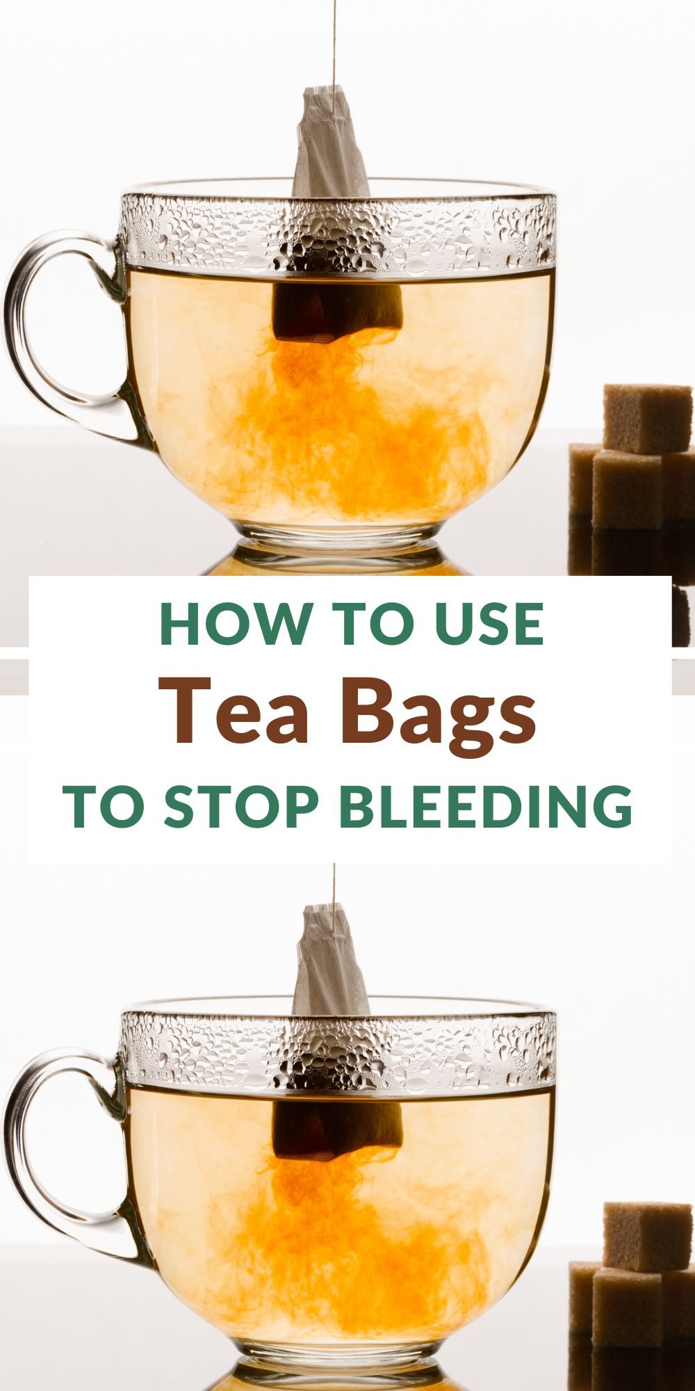 tea bag to stop bleeding