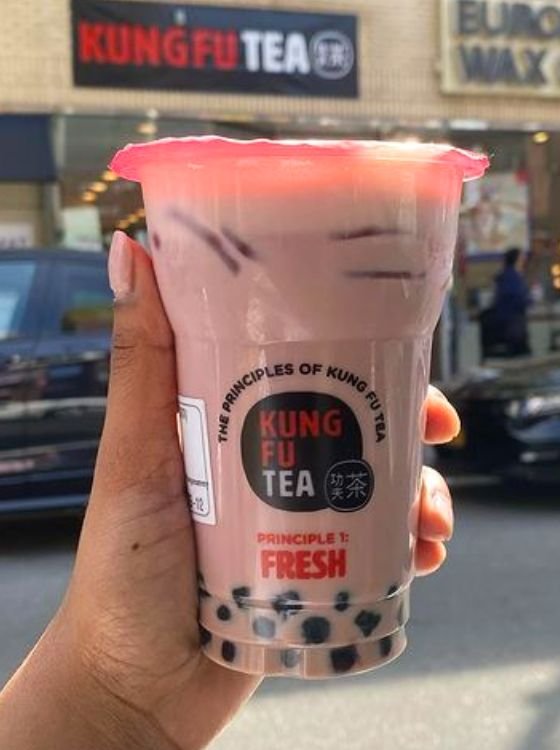 Kung Fu Tea Rosehip Milk Tea