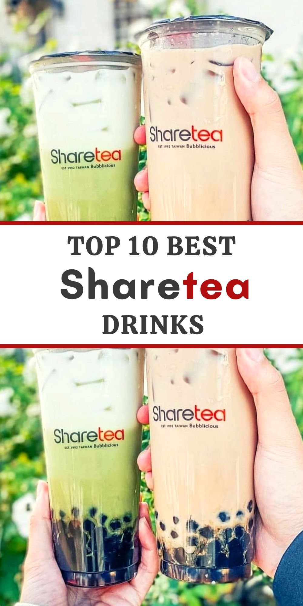 Sharetea drinks