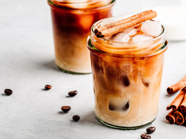 vanilla cinnamon iced coffee