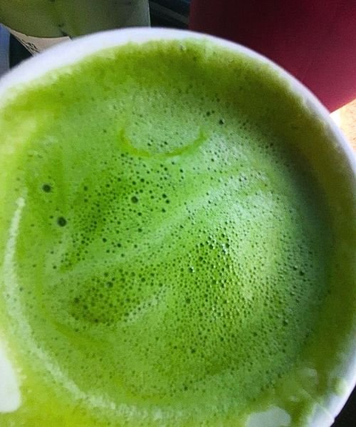 Starbucks hot matcha latte