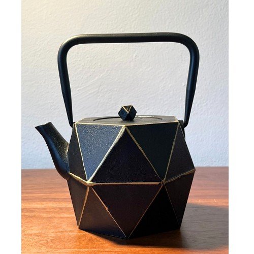 Toptier Diamond Design Japanese Cast Iron Teapot