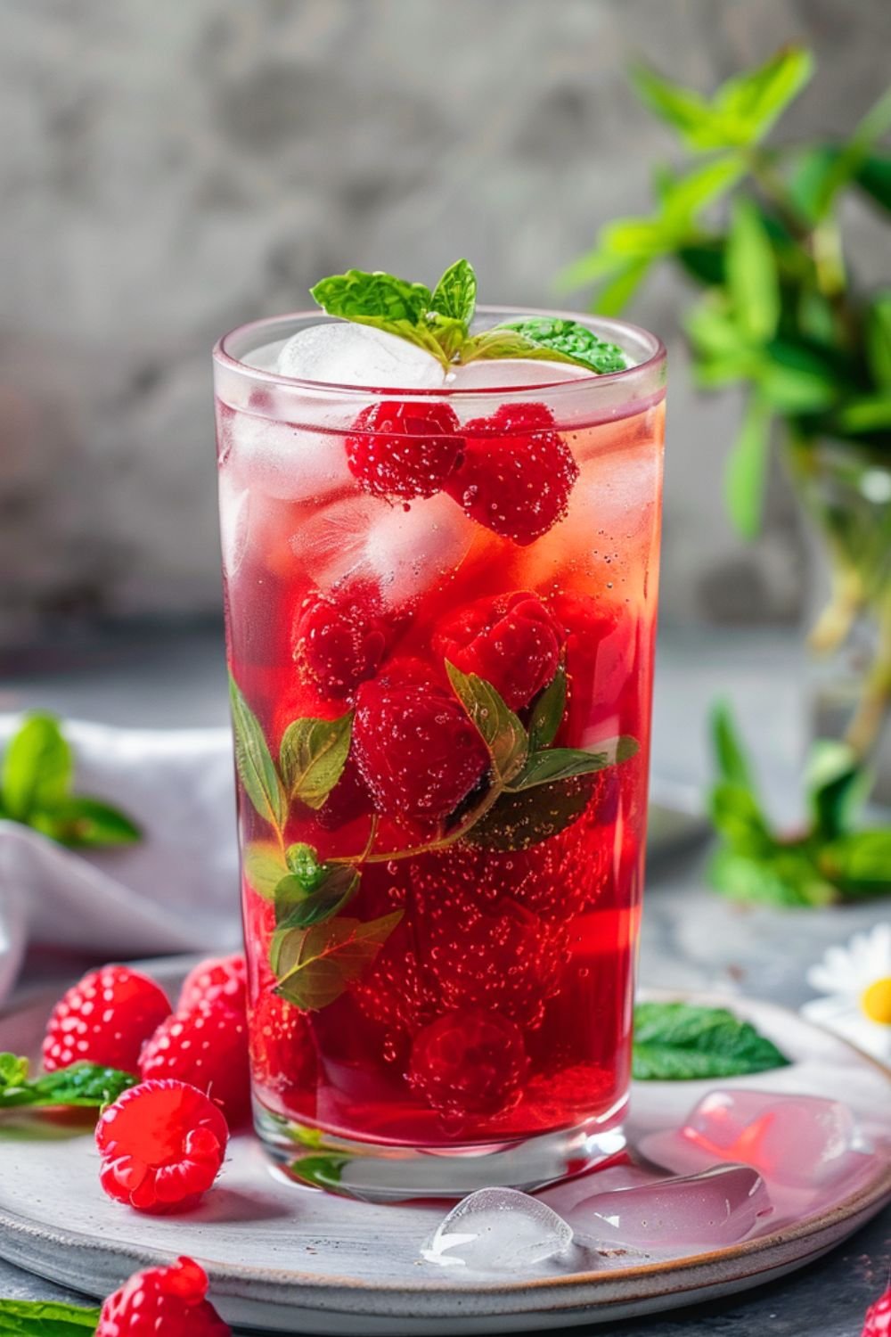 Iced Raspberry Leaf Tea