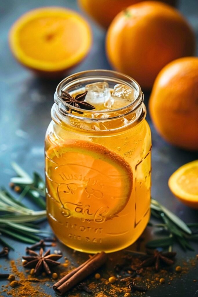 Easy Orange Cinnamon Iced Tea Recipe + Cocktail Version!