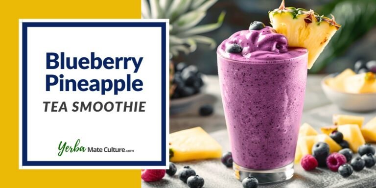 Blueberry Pineapple Tea Smoothie - Fruit Fusion Delight!