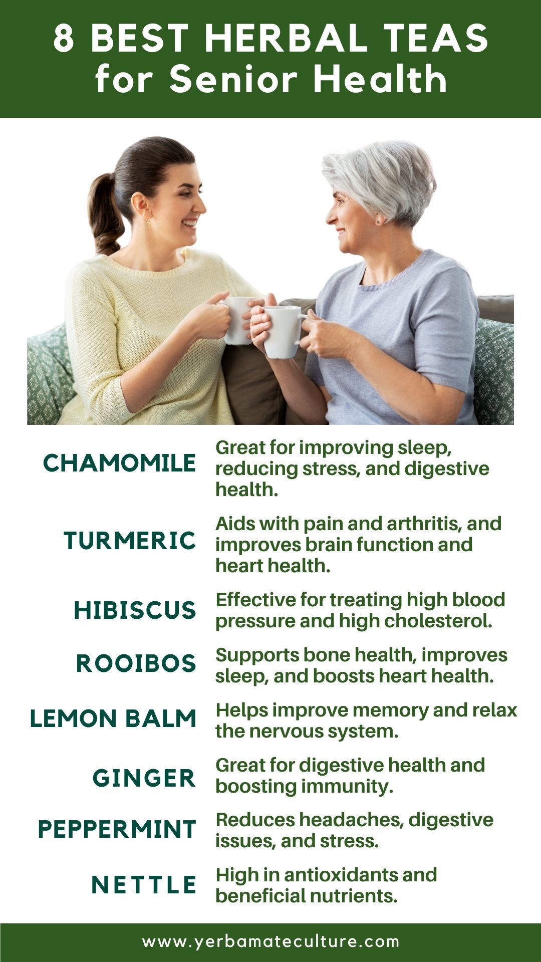 Herbal Teas for Senior Health