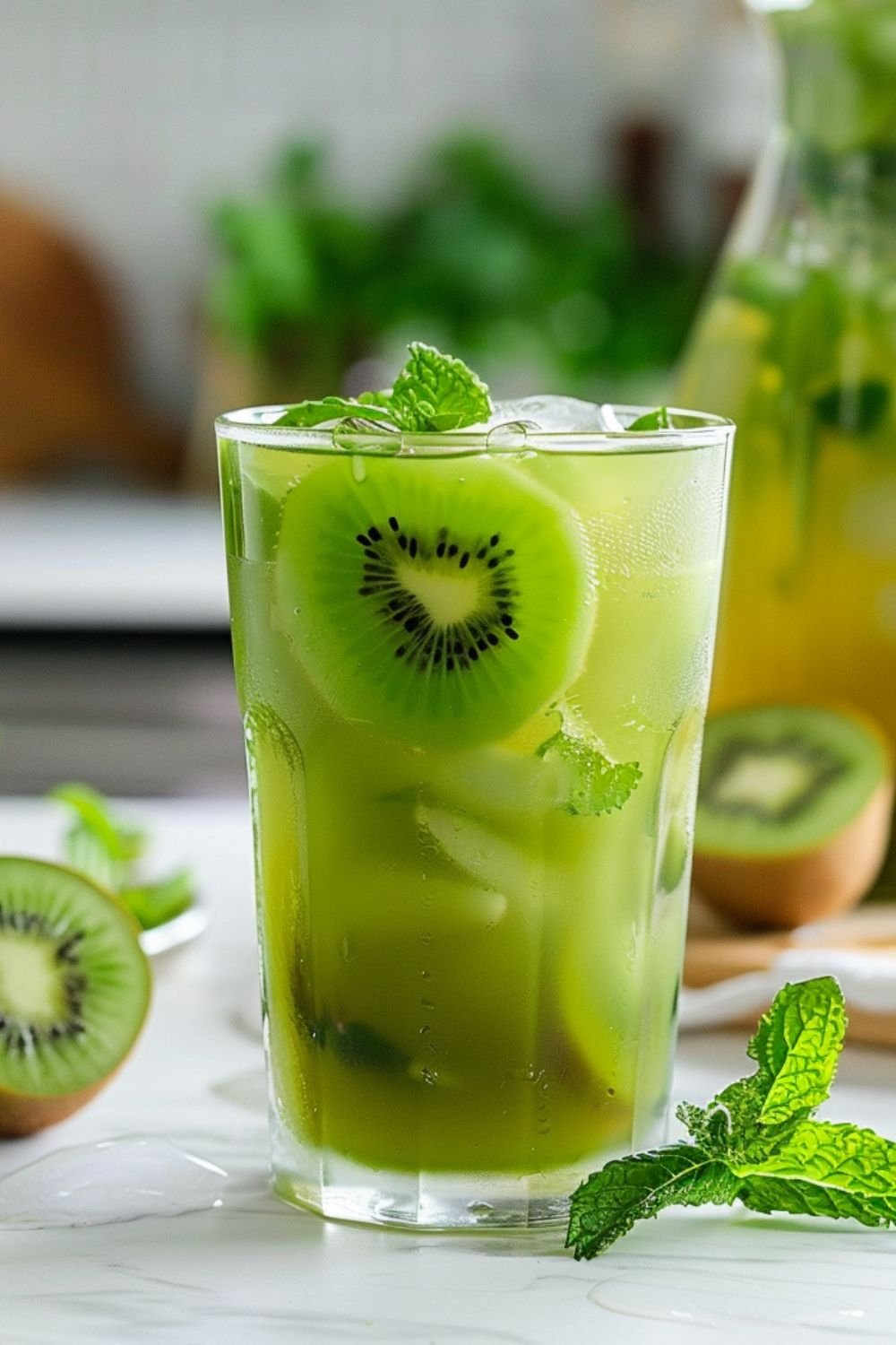 Kiwi Mint Cold Brew Green Tea Recipe