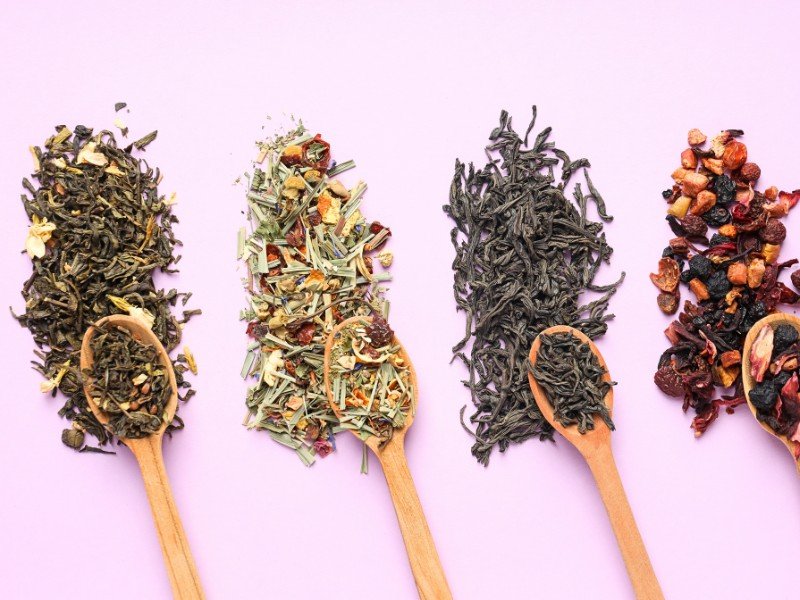 different types of teas
