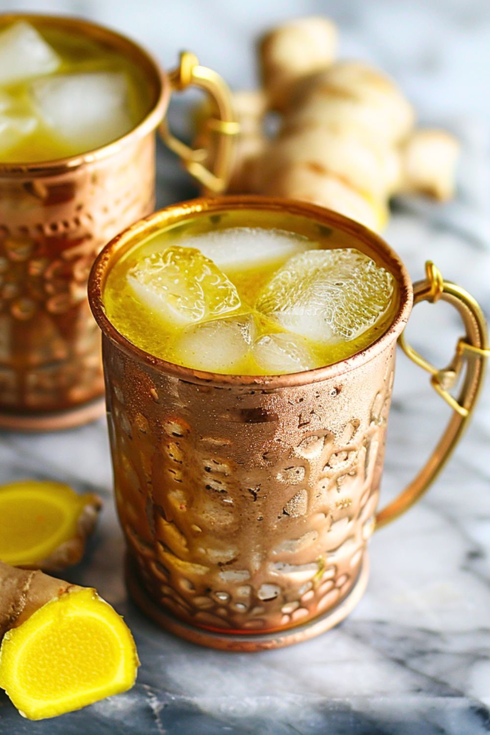 Turmeric Ginger Tea Mule Copper Mug