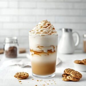 Cookie Butter Iced Chai Latte