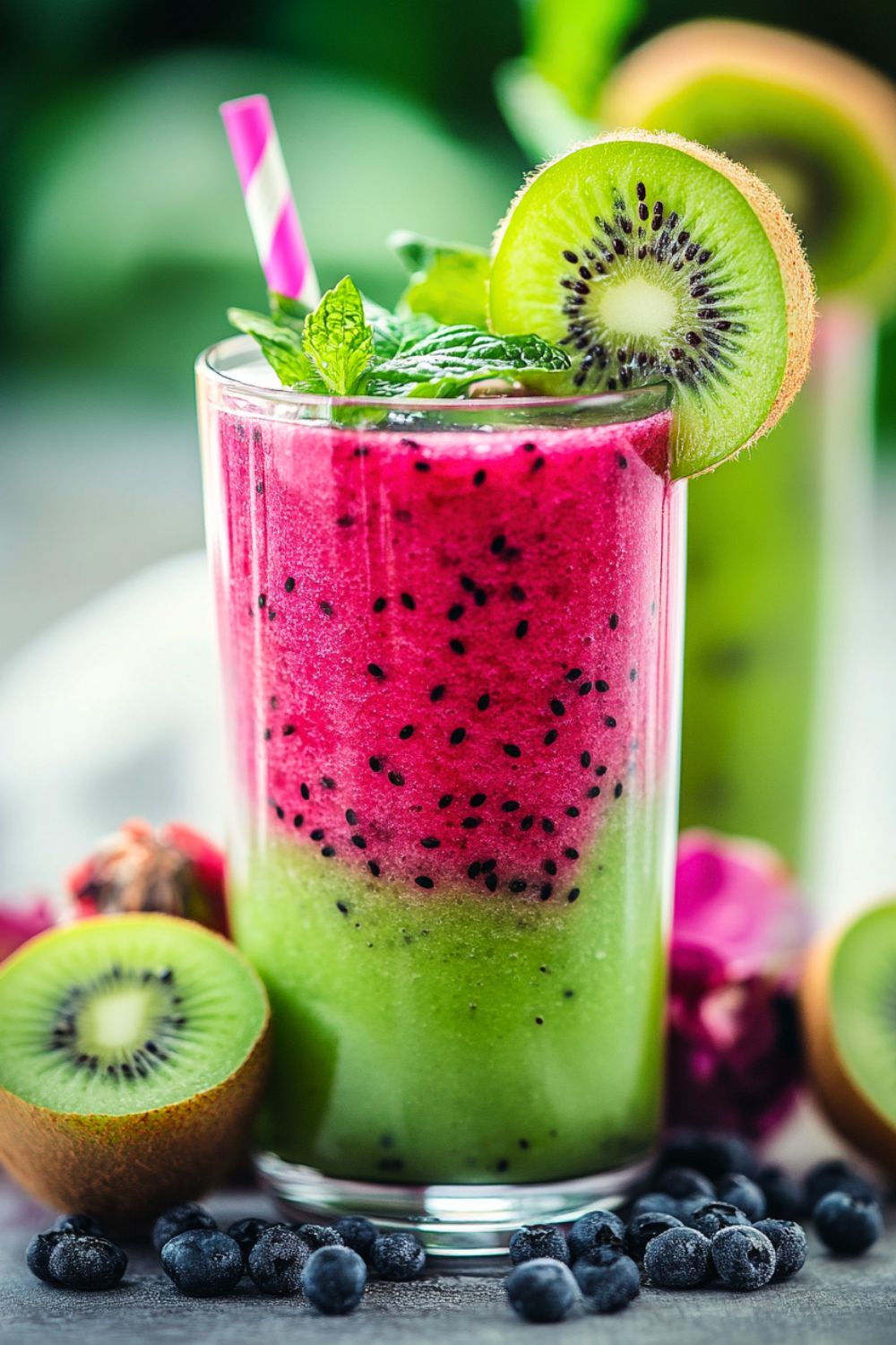 Kiwi Hibiscus Smoothie Recipe