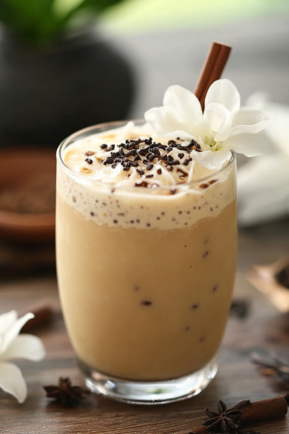 Iced Vanilla Jasmine Milk Tea