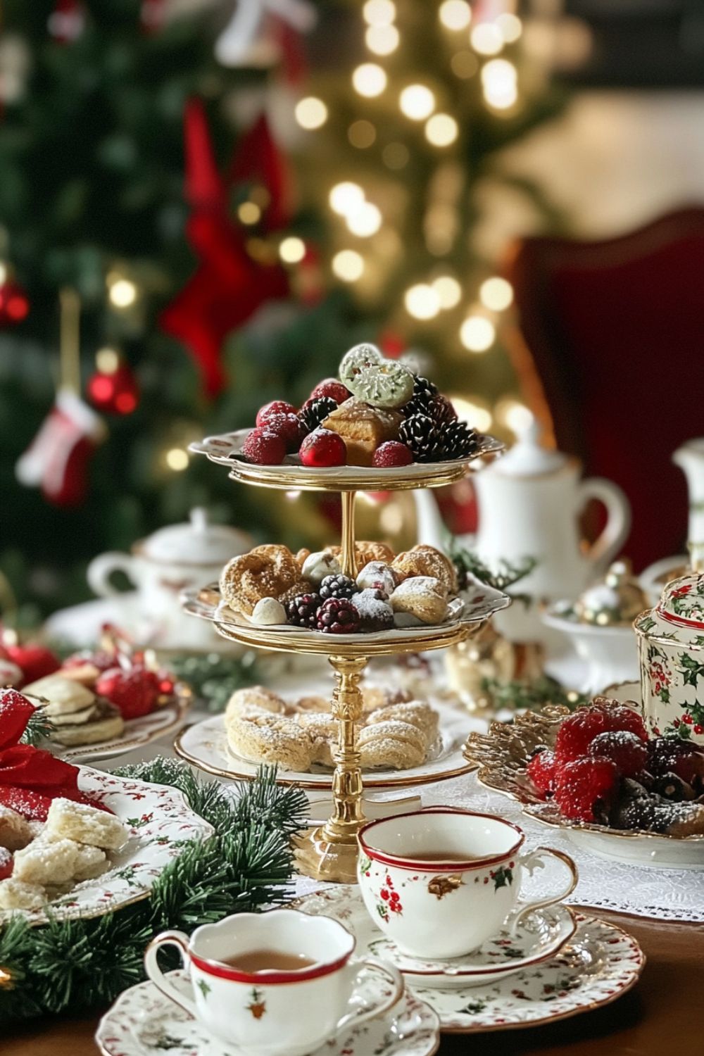 Christmas Tea Party Decor