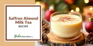 Saffron Almond Milk Tea